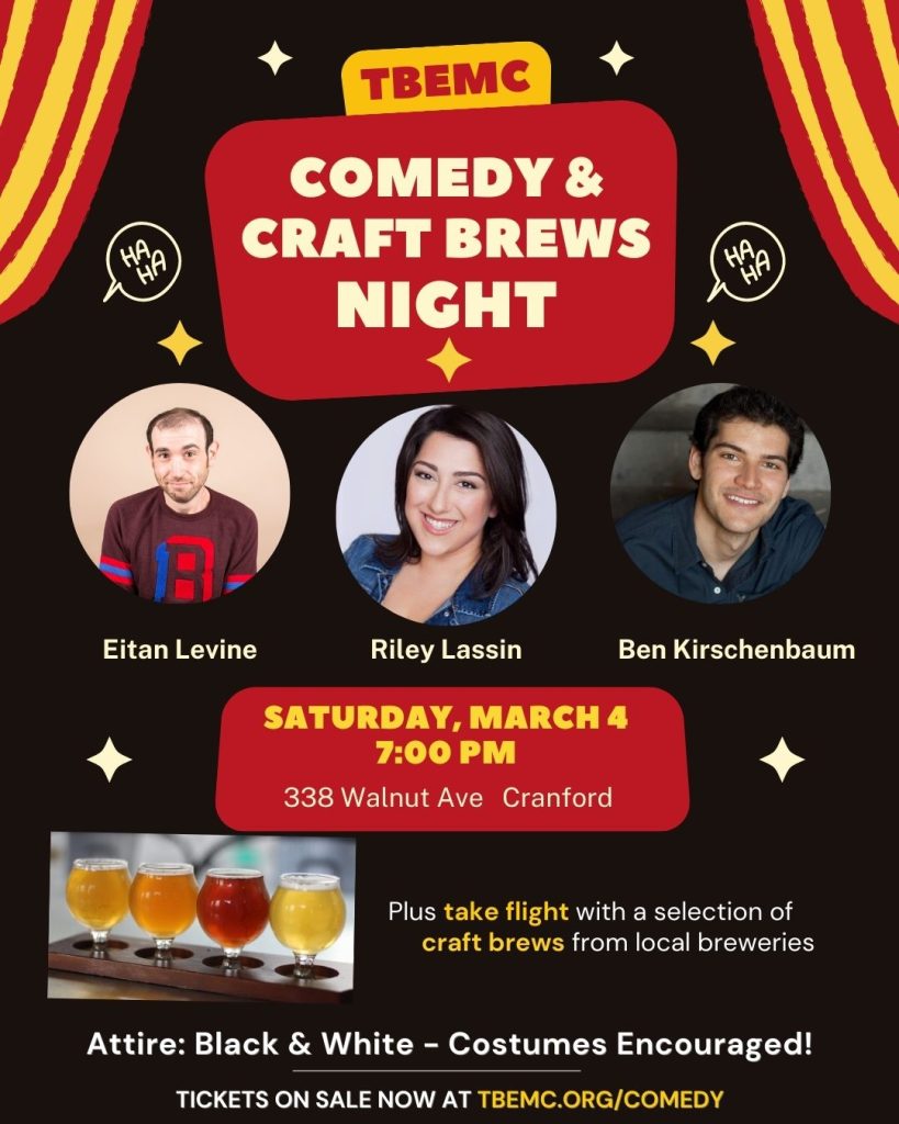 TBEMC Comedy & Craft Brews Night, Saturday March 4th 2023 at 7:00 pm