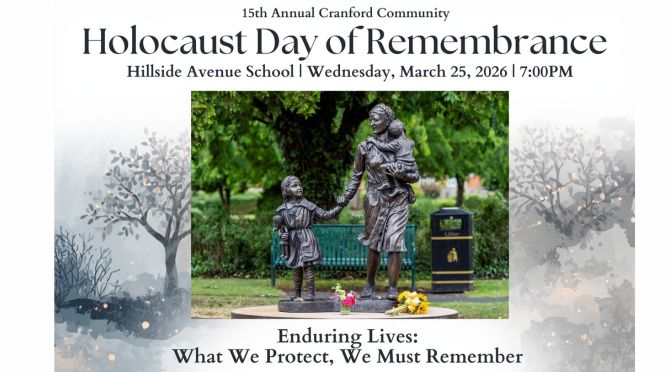 Cranford Holocaust Day of Remembrance 2026